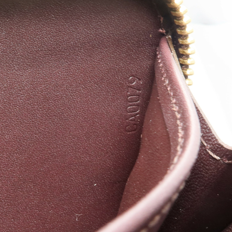 LOUIS VUITTON Monogram Vernis Zippy Long Wallet長錢包Amarante-7