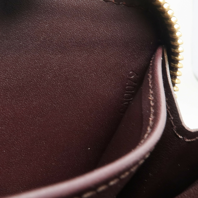 LOUIS VUITTON Monogram Vernis Zippy Long Wallet長錢包Amarante-12