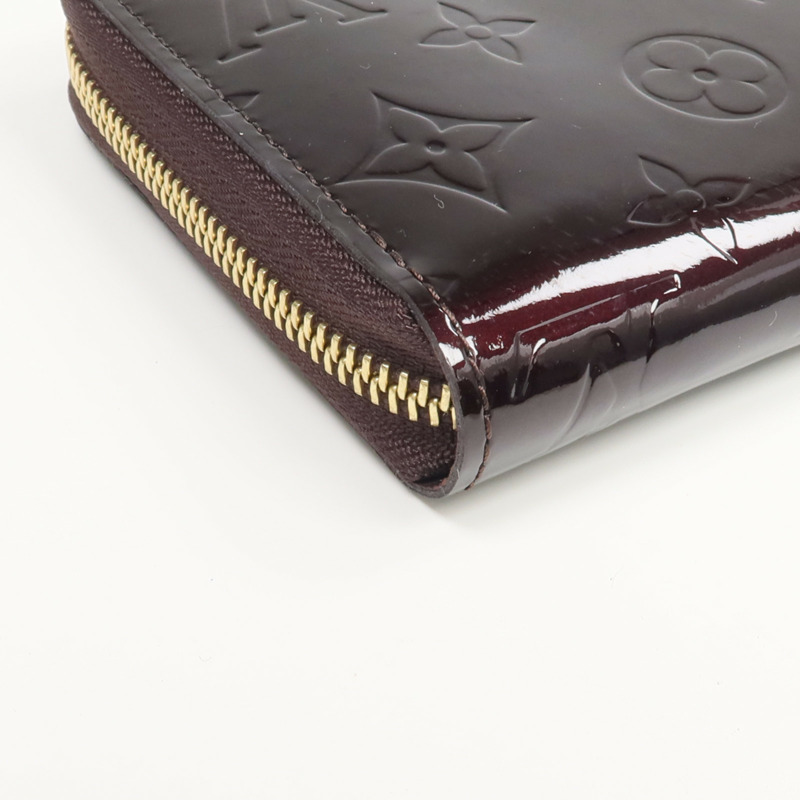 LOUIS VUITTON Monogram Vernis Zippy Long Wallet長錢包Amarante-15