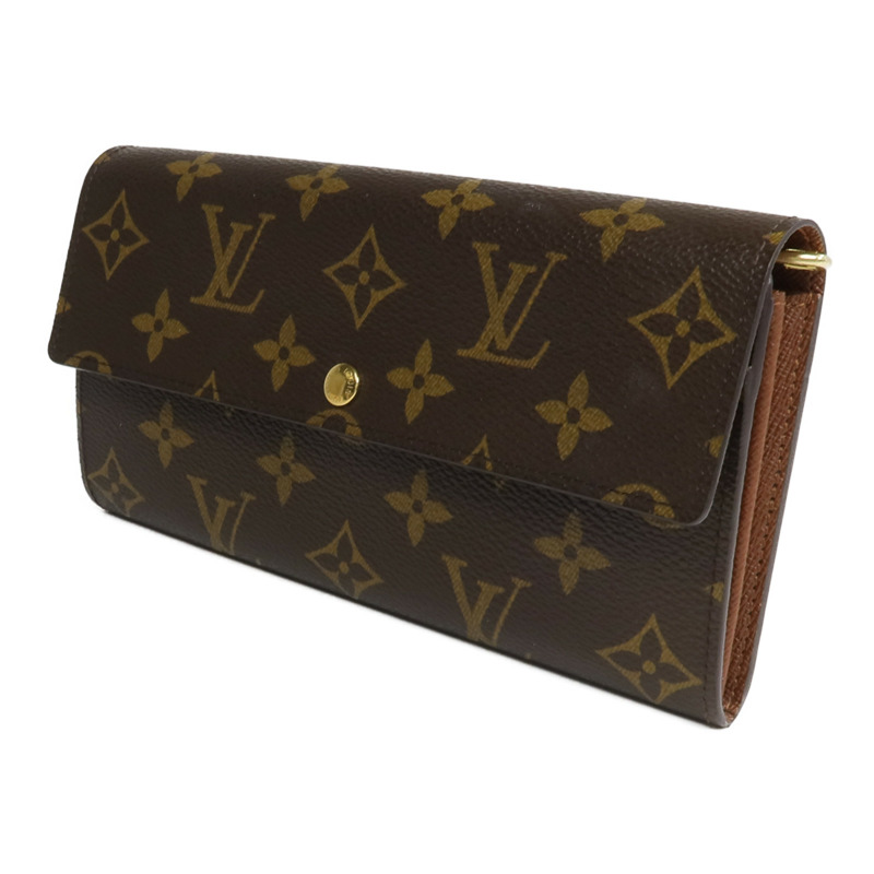 LOUIS VUITTON Monogram Portefeuille Sarah長錢包-1