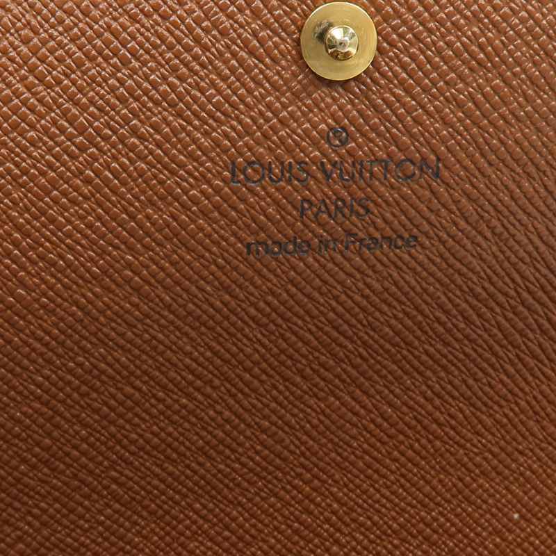 LOUIS VUITTON Monogram Portefeuille Sarah長錢包-6