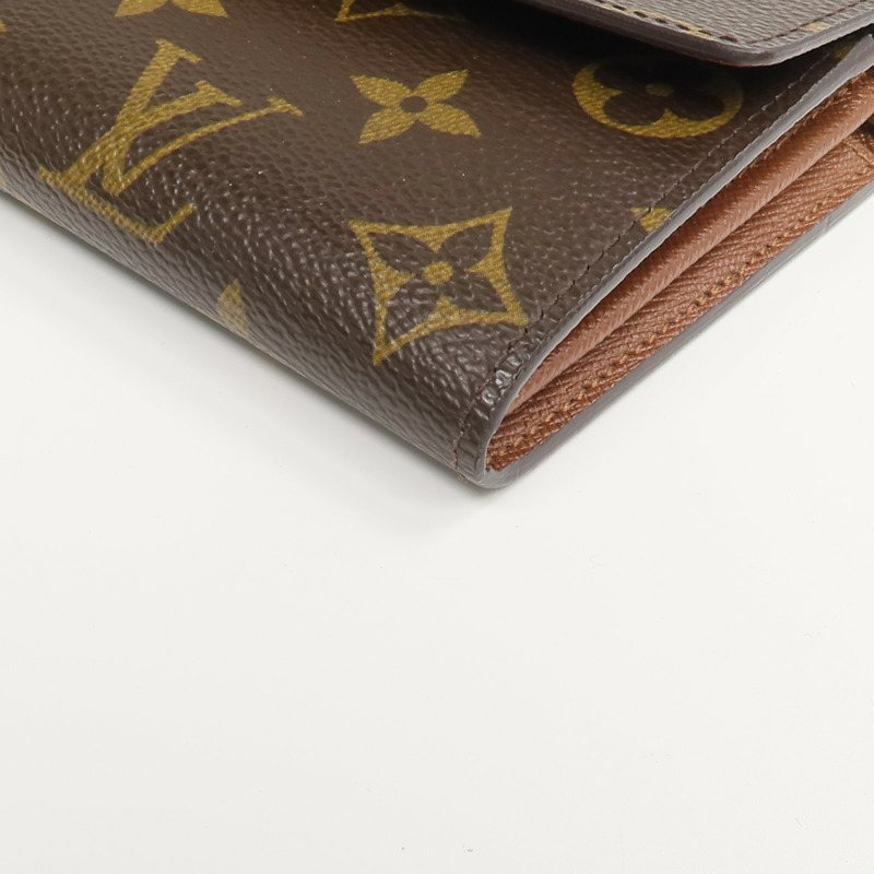 LOUIS VUITTON Monogram Portefeuille Sarah長錢包-10