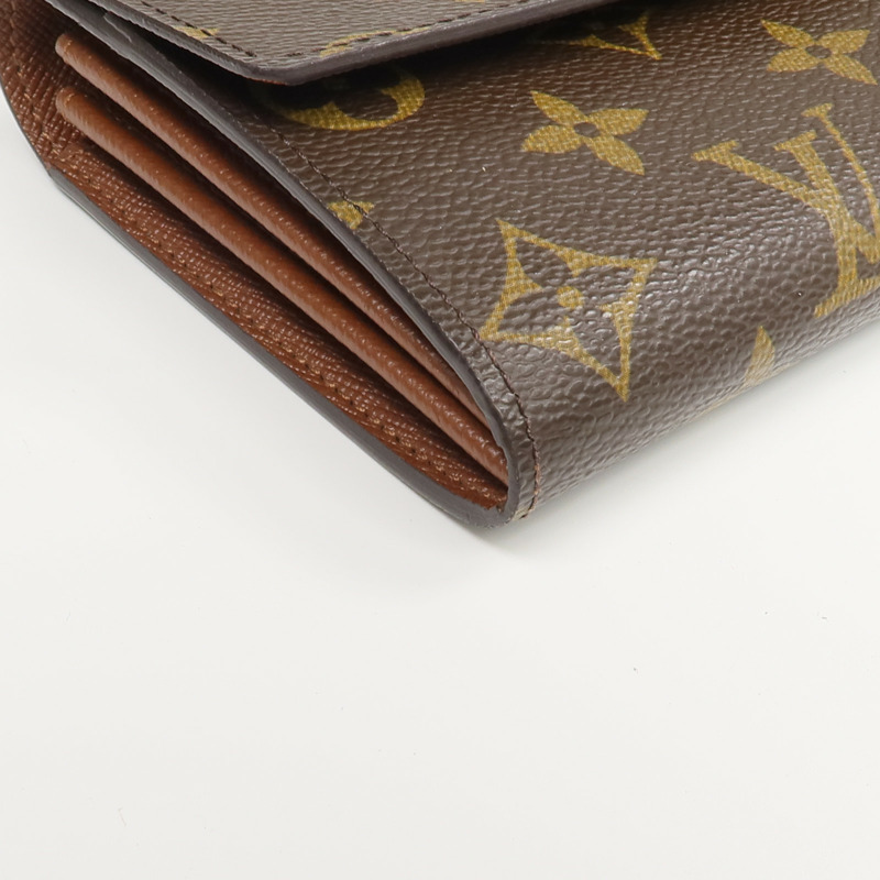 LOUIS VUITTON Monogram Portefeuille Sarah長錢包-11