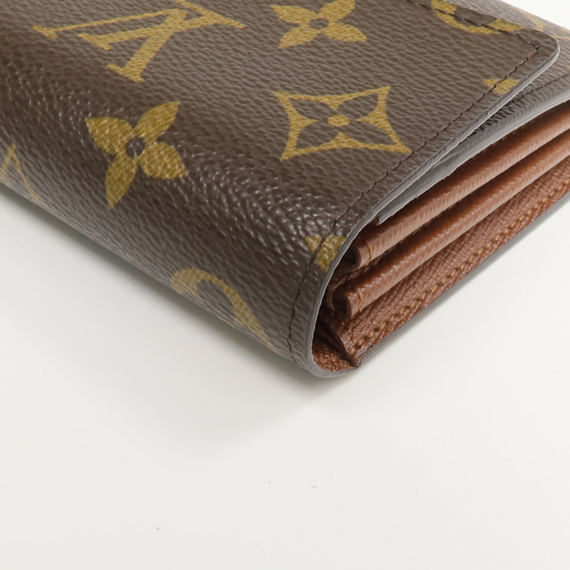 LOUIS VUITTON Monogram Portefeuille Sarah長錢包-13