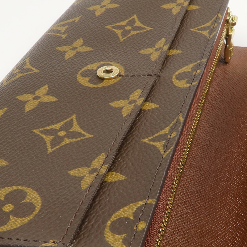 LOUIS VUITTON Monogram Portefeuille Sarah長錢包-16