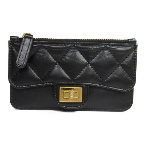 CHANEL 羊皮皮革2.55 Card Case卡片套