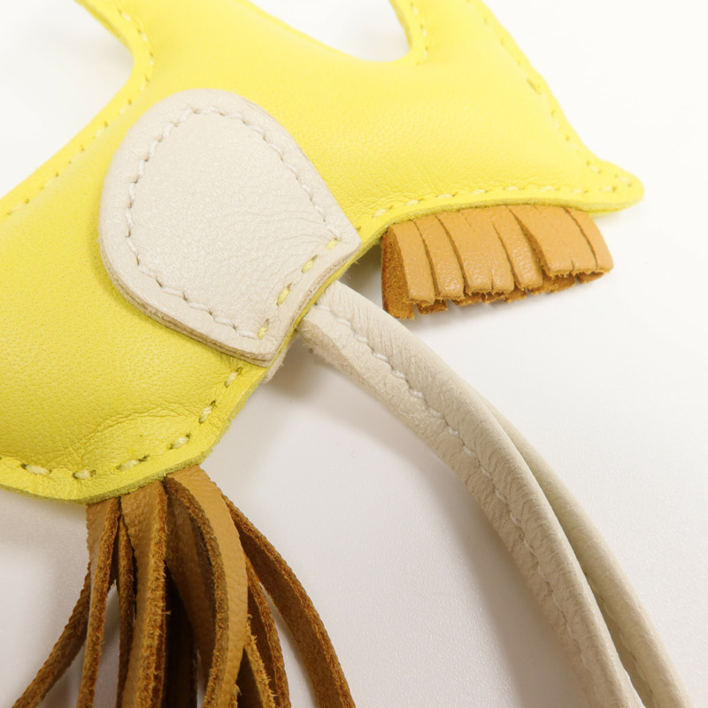 HERMES Milo皮革Rodeo PM掛飾-3