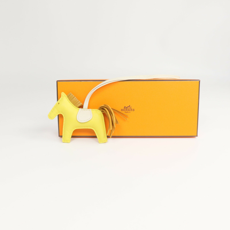 HERMES Milo皮革Rodeo PM掛飾-5