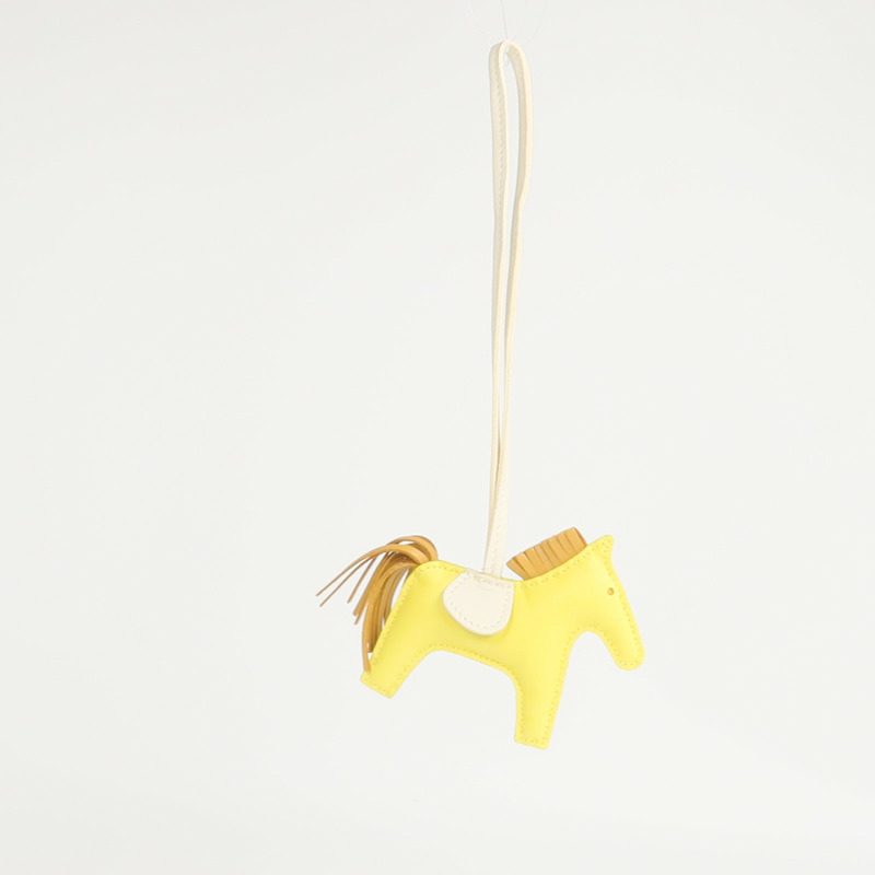 HERMES Milo皮革Rodeo PM掛飾-6