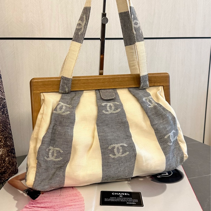 🩵MYMluxurybag🩵 稀有 Chanel 36cm 托特袋 手提袋 肩背袋-2