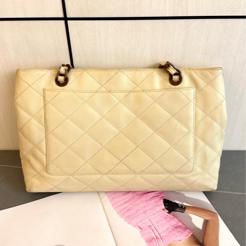 🩵Mymluxurybag🩵 Chanel 38.5cm 荔枝皮袋 肩背袋-4