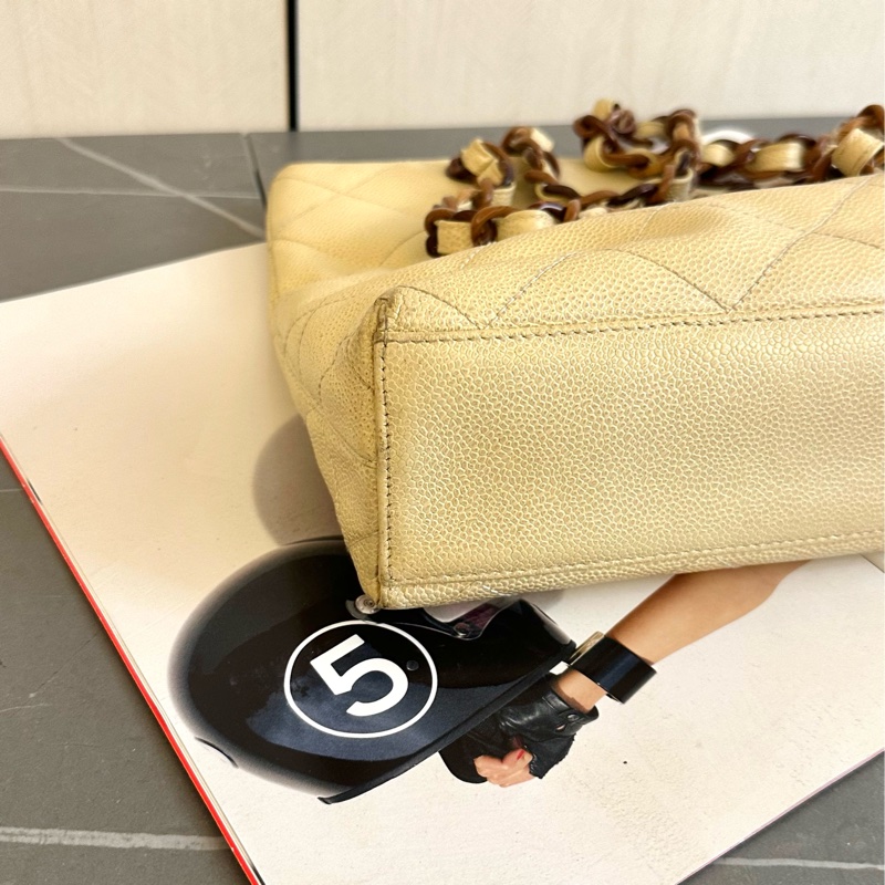 🩵Mymluxurybag🩵 Chanel 38.5cm 荔枝皮袋 肩背袋-8