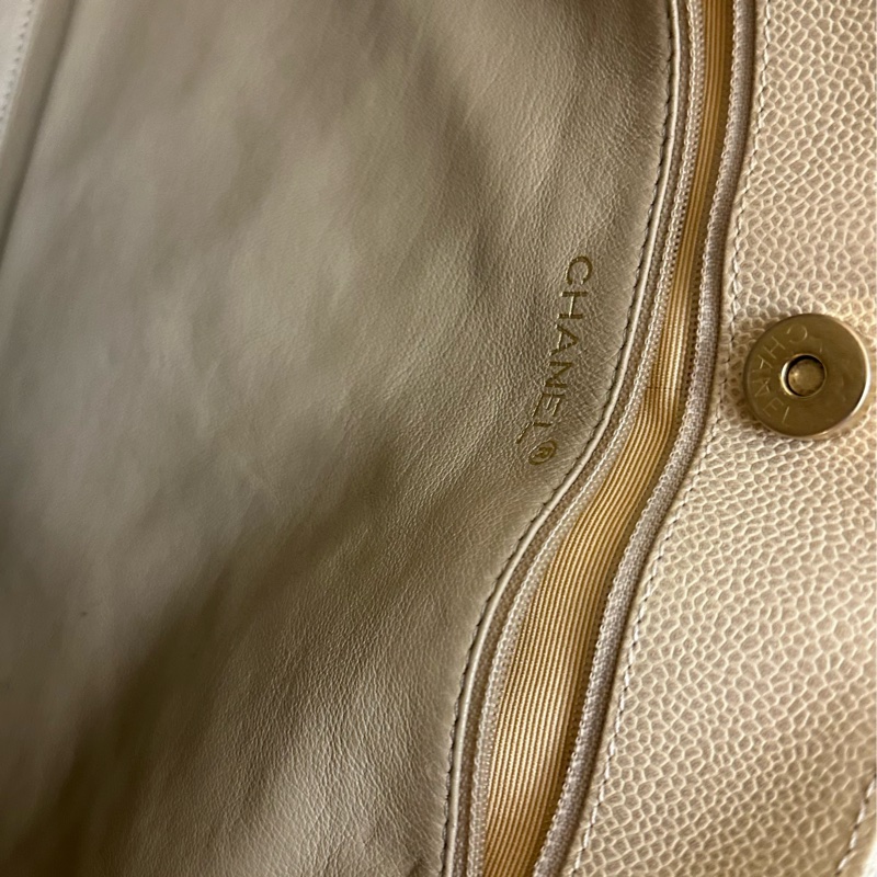 🩵Mymluxurybag🩵 Chanel 38.5cm 荔枝皮袋 肩背袋-15