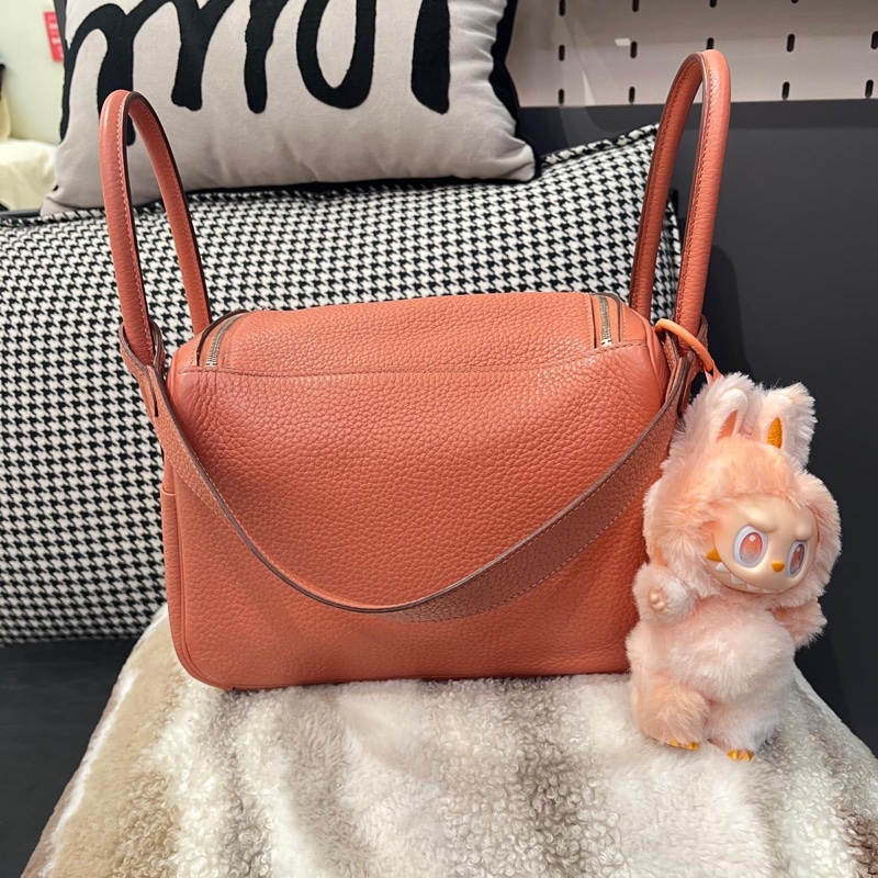 Hermes Lindy 26 Stamp [Q] 龍蝦粉銀扣-2