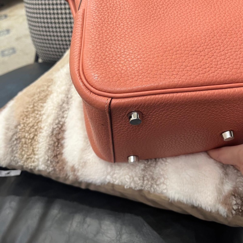 Hermes Lindy 26 Stamp [Q] 龍蝦粉銀扣-5