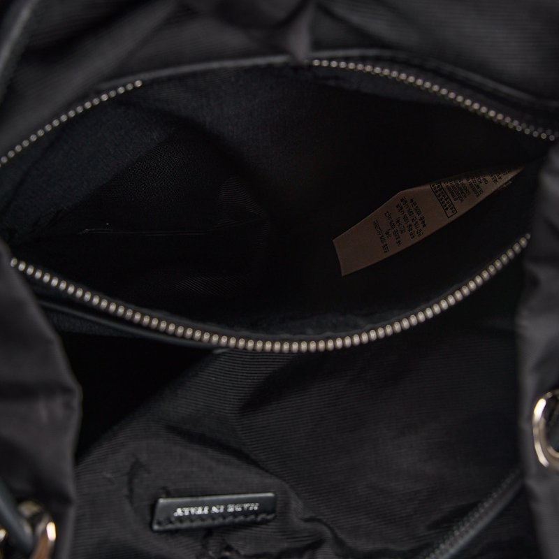 二手Burberry 尼龍後背包/中號黑色-20