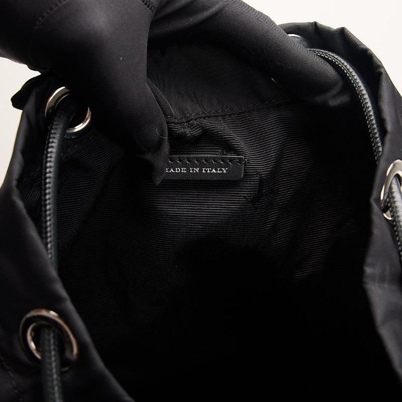 二手Burberry 尼龍後背包/中號黑色-22