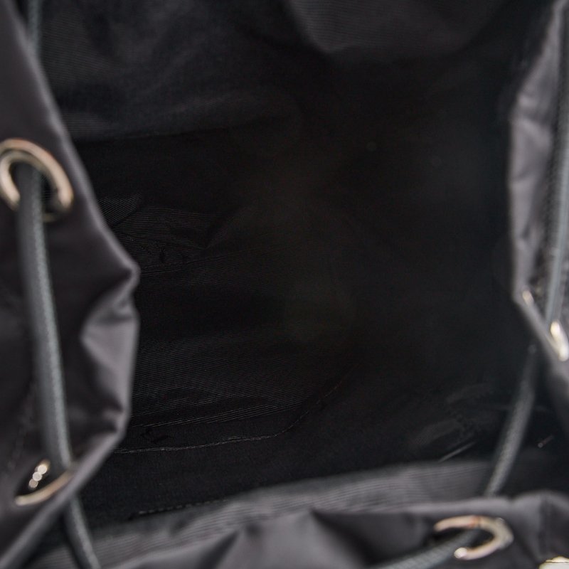 二手Burberry 尼龍後背包/中號黑色-23