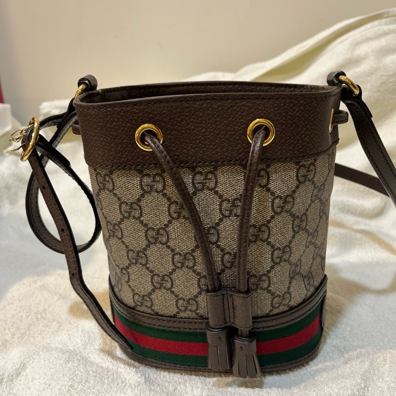 Gucci Ophidia老花小水桶-0