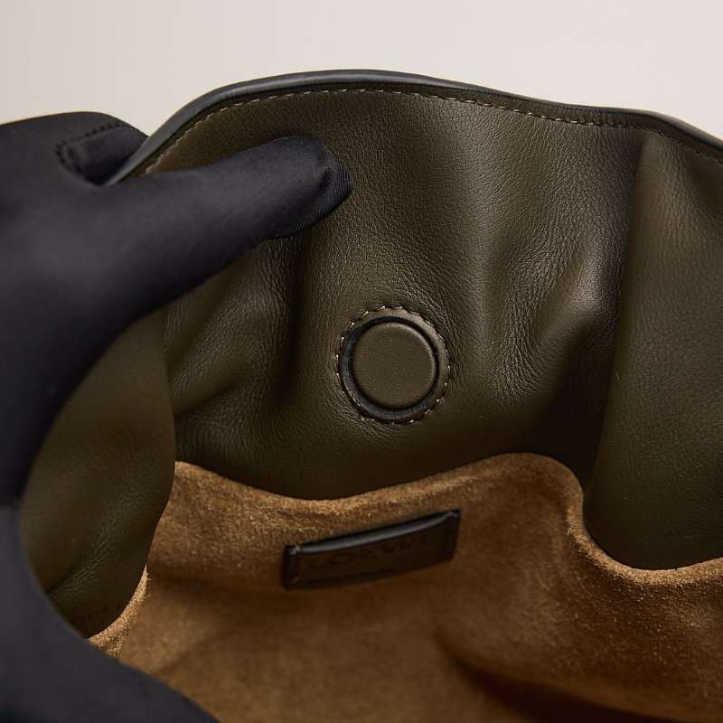 二手Loewe Mini flamenco 新款福袋包/深卡其綠-14