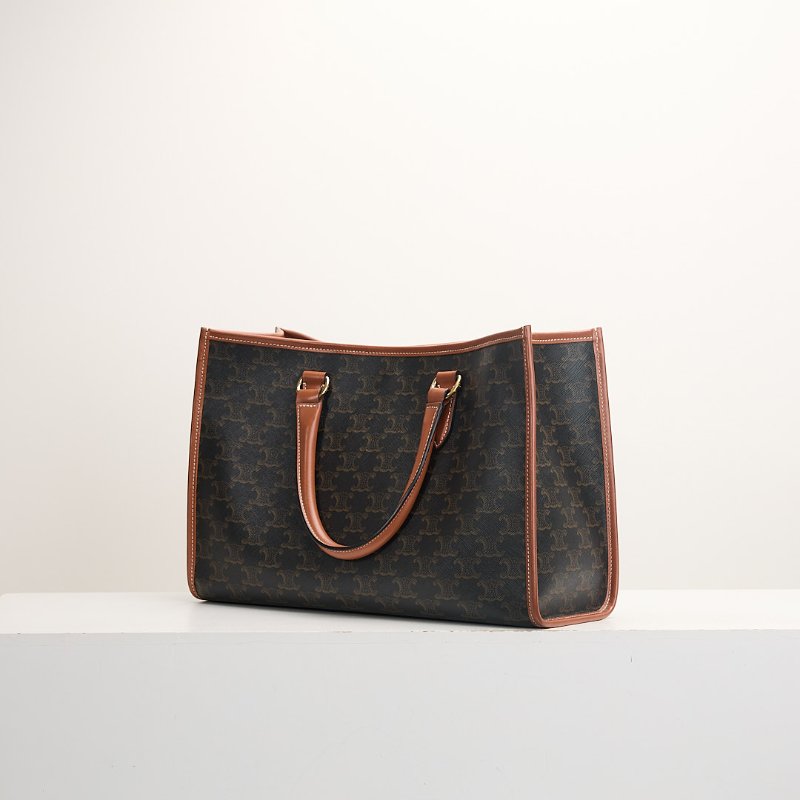 二手Celine Mini horizontal cabas老花托特包-2