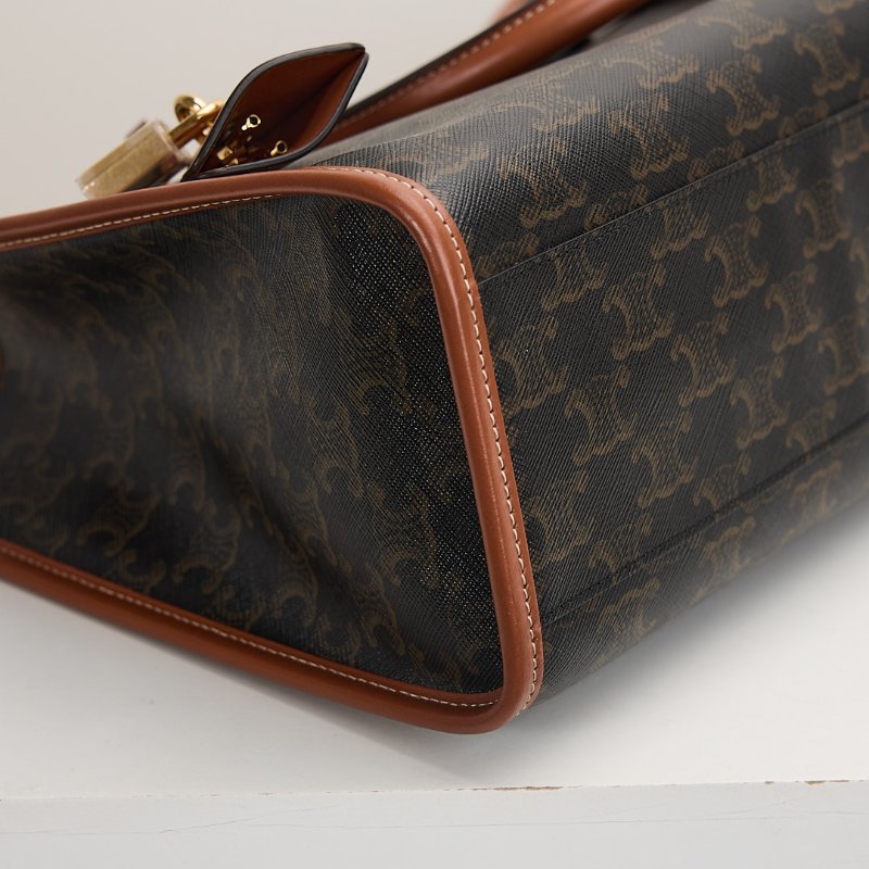 二手Celine Mini horizontal cabas老花托特包-4