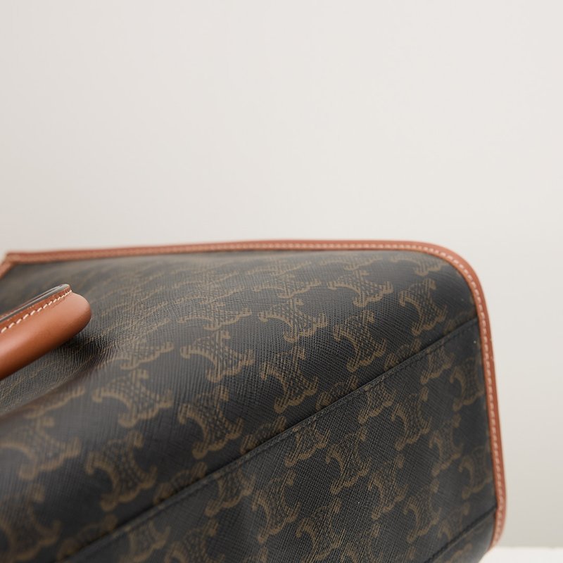 二手Celine Mini horizontal cabas老花托特包-5