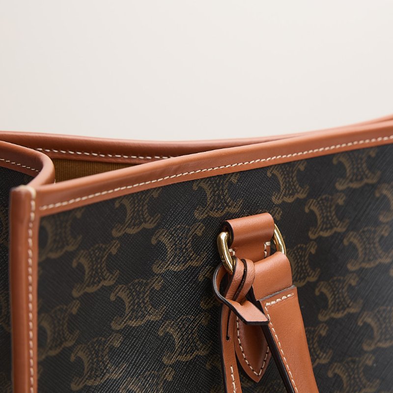 二手Celine Mini horizontal cabas老花托特包-7