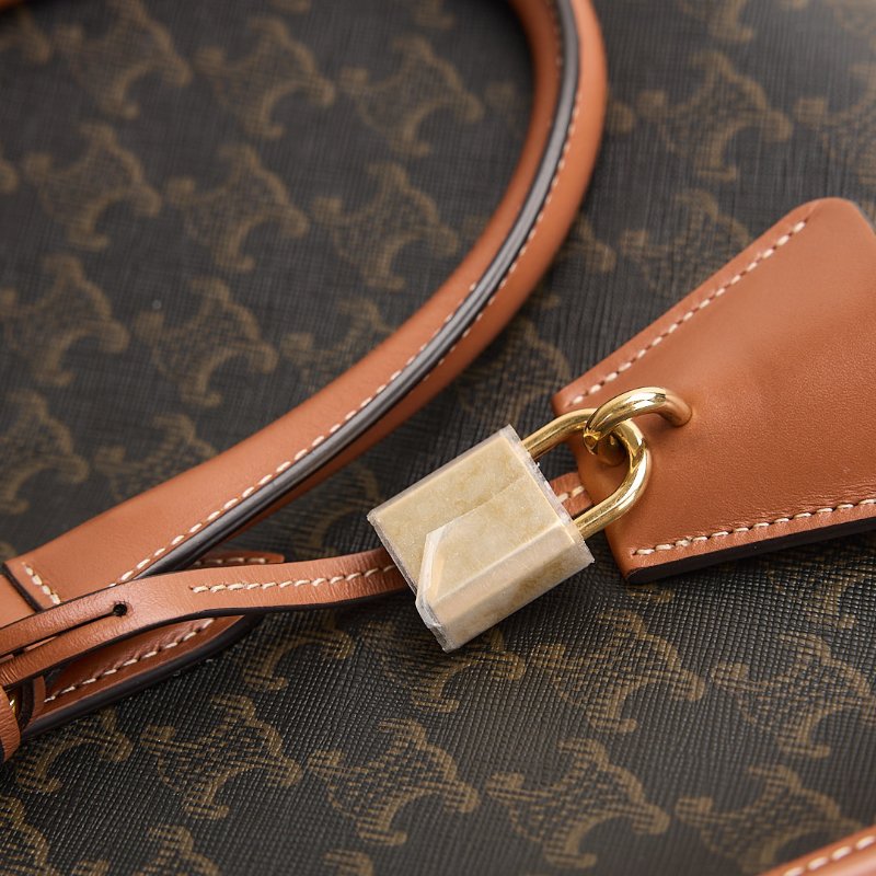 二手Celine Mini horizontal cabas老花托特包-9