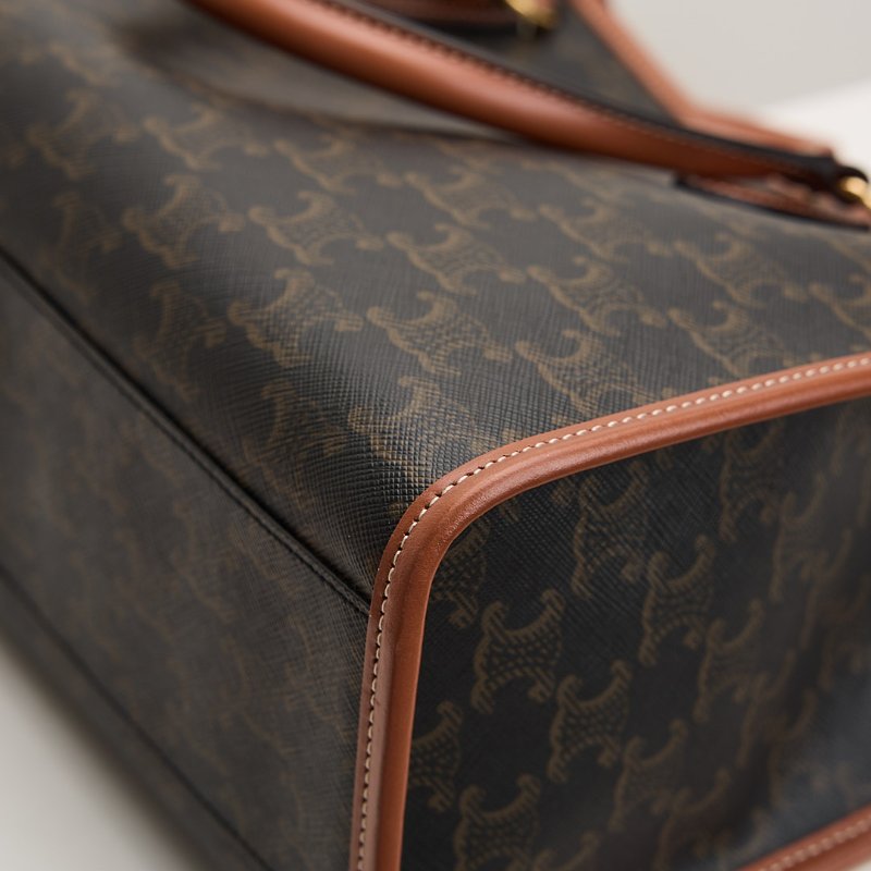 二手Celine Mini horizontal cabas老花托特包-11