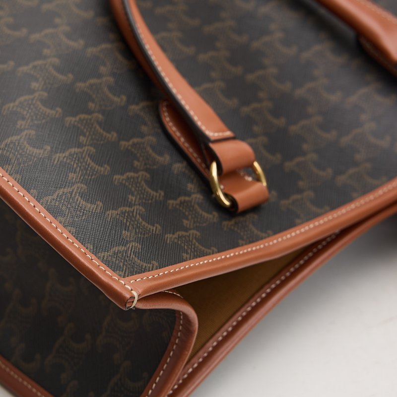 二手Celine Mini horizontal cabas老花托特包-12