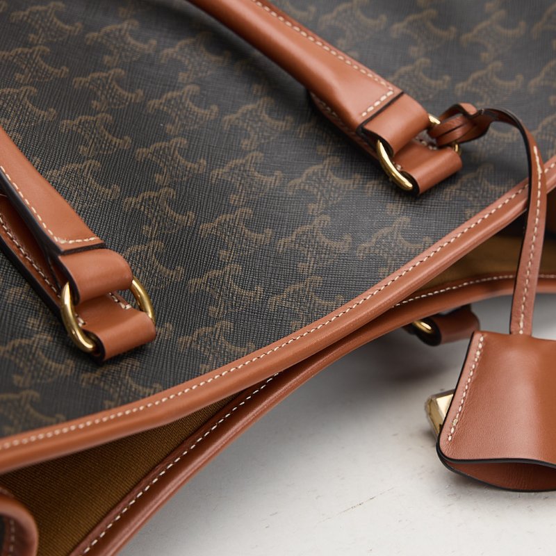 二手Celine Mini horizontal cabas老花托特包-13