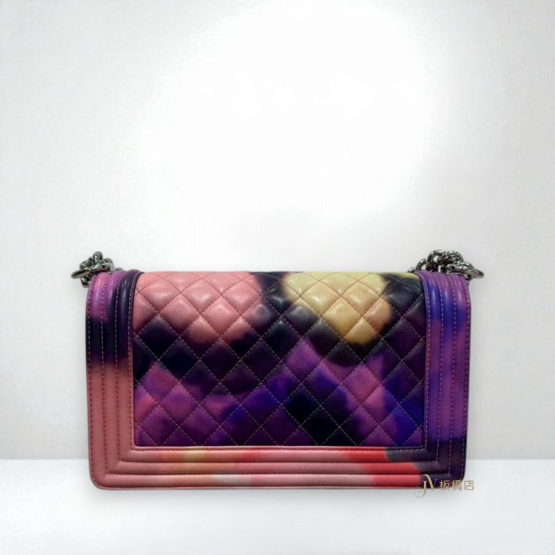 JS1333-CHANEL BOY 25 15年春夏彩色渲染羊皮口蓋包 A67086-3