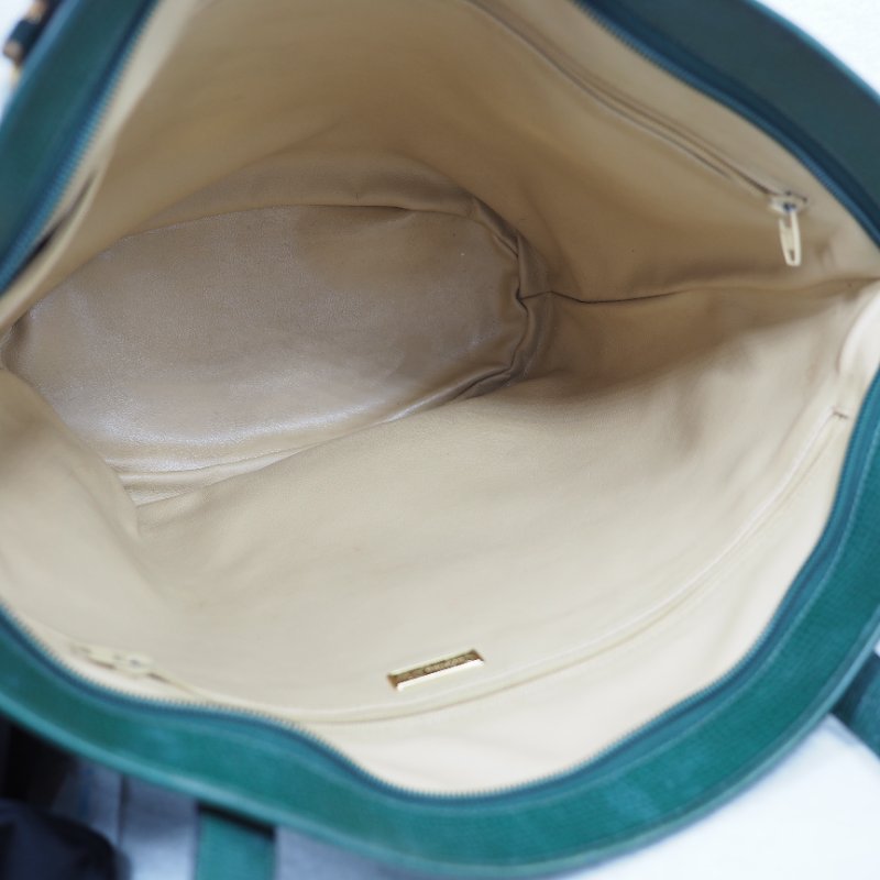 DIOR 綠色金豆貝殼包-10