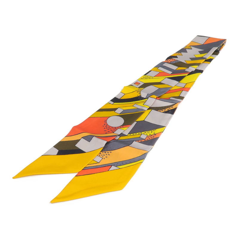 HERMES 絲質Twilly絲巾-1