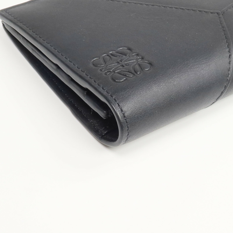 LOEWE 牛皮皮革Puzzle Long Horizontal Wallet長錢包-13