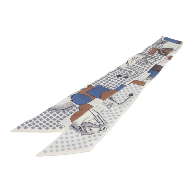 HERMES 絲質Twilly絲巾-1