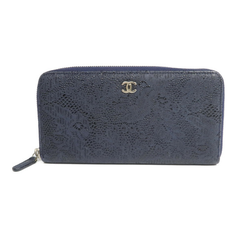 CHANEL 塗層帆布Long Zip-around Wallet長錢包