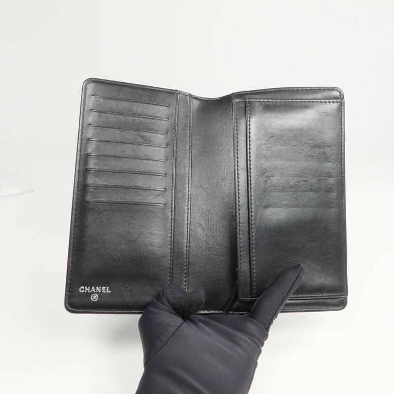 CHANEL 羊皮皮革Boy Wallet長錢包-5