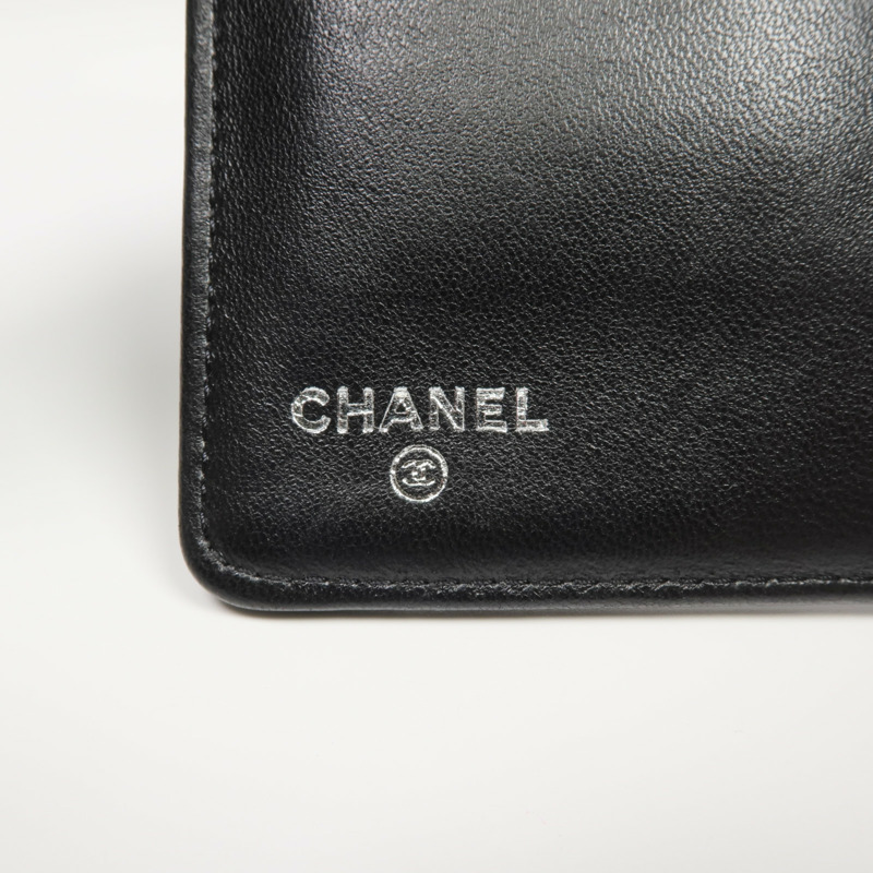 CHANEL 羊皮皮革Boy Wallet長錢包-6