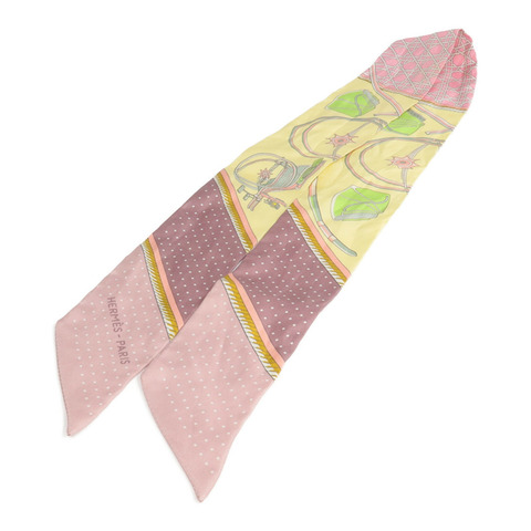 HERMES 絲質Twilly絲巾