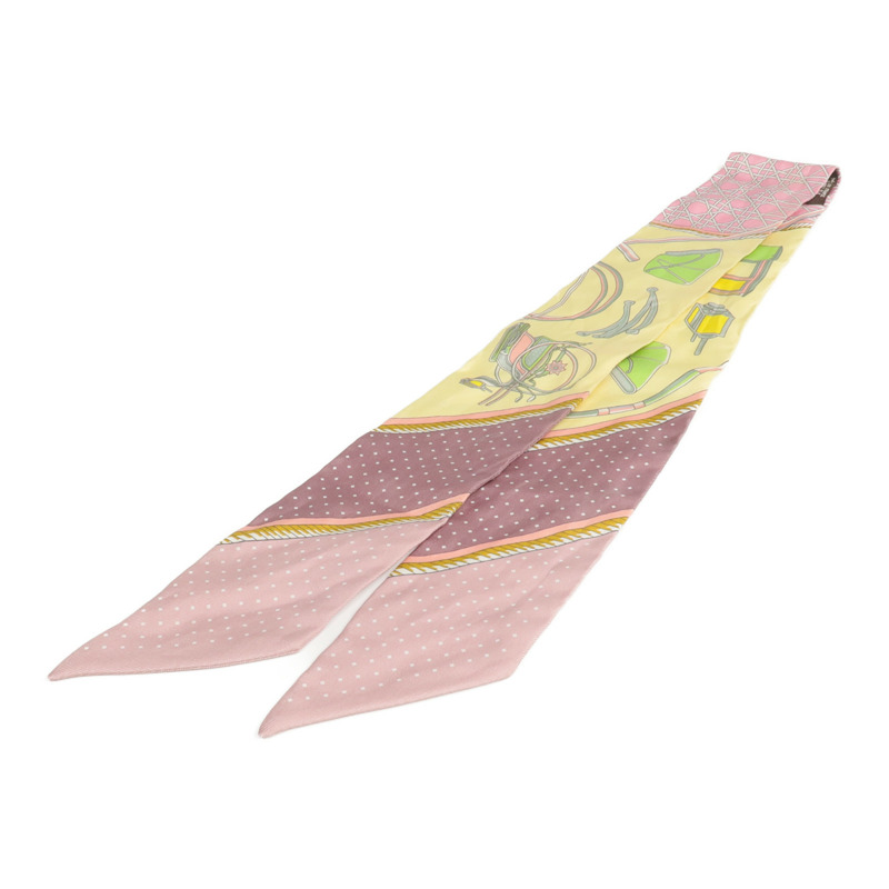 HERMES 絲質Twilly絲巾-1