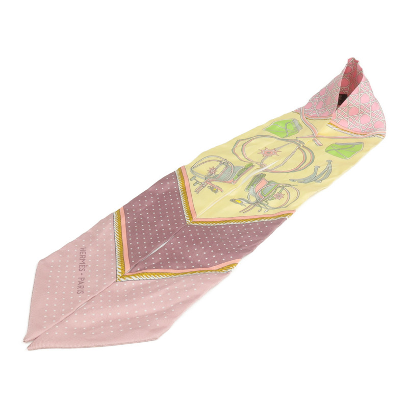 HERMES 絲質Twilly絲巾-2