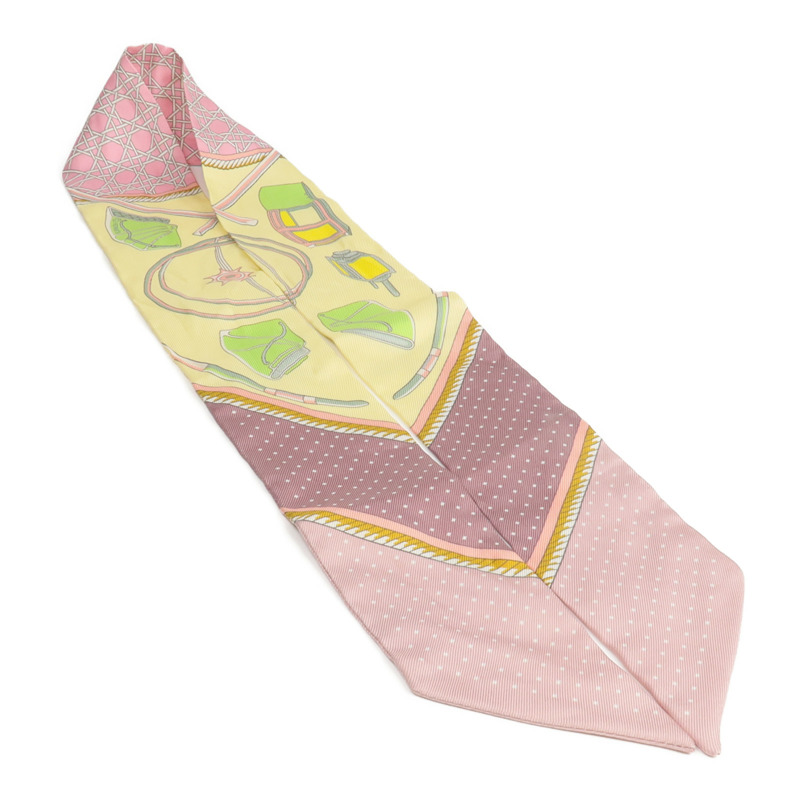 HERMES 絲質Twilly絲巾-3