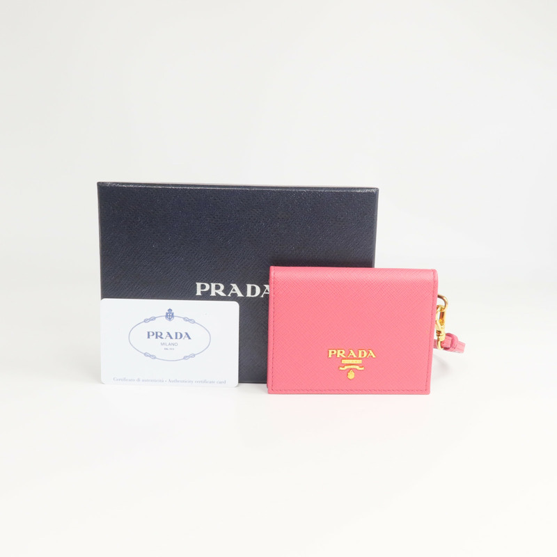 PRADA 牛皮皮革Card Case卡片套-9