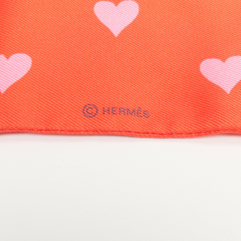 HERMES 絲質Twilly絲巾-7