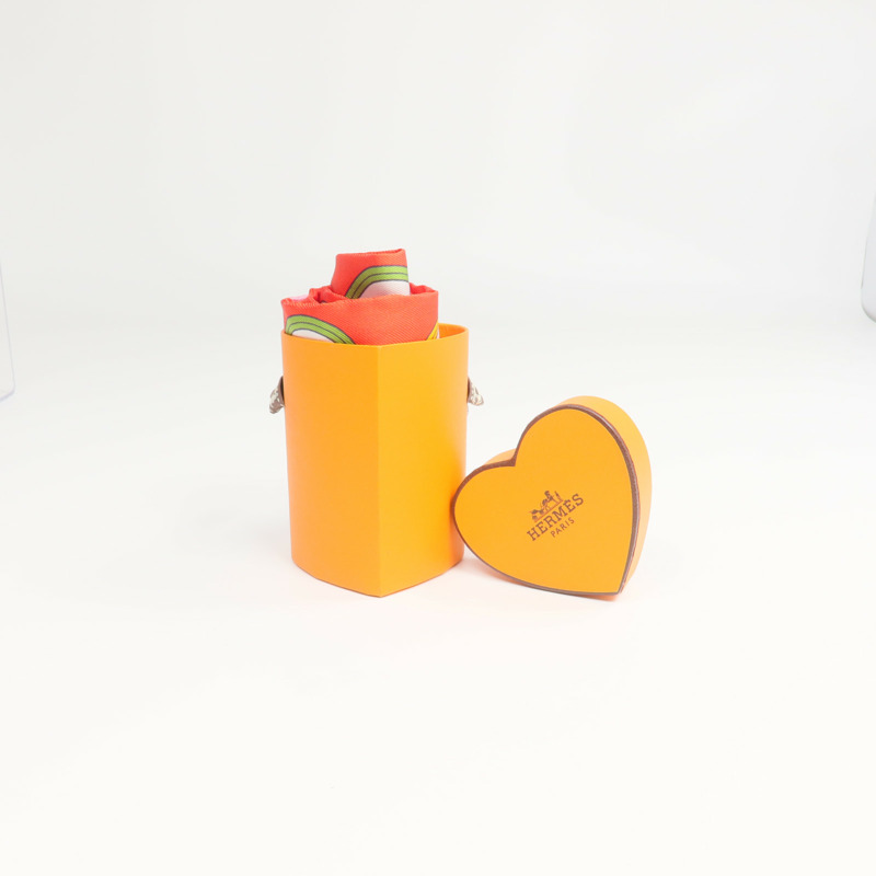 HERMES 絲質Twilly絲巾-8