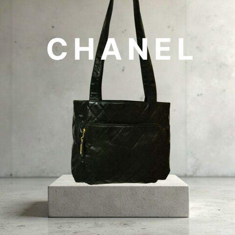 ❤️感恩月❤️折扣最後倒數至5/31‼️㊣【8成新】✨CHANEL✨香奈兒 黑色 老香 小香 雷標 菱格紋 媽媽包 通勤包 托特包 肩背包 文件包/二手包/二手精品🌳二手樹屋🌳
