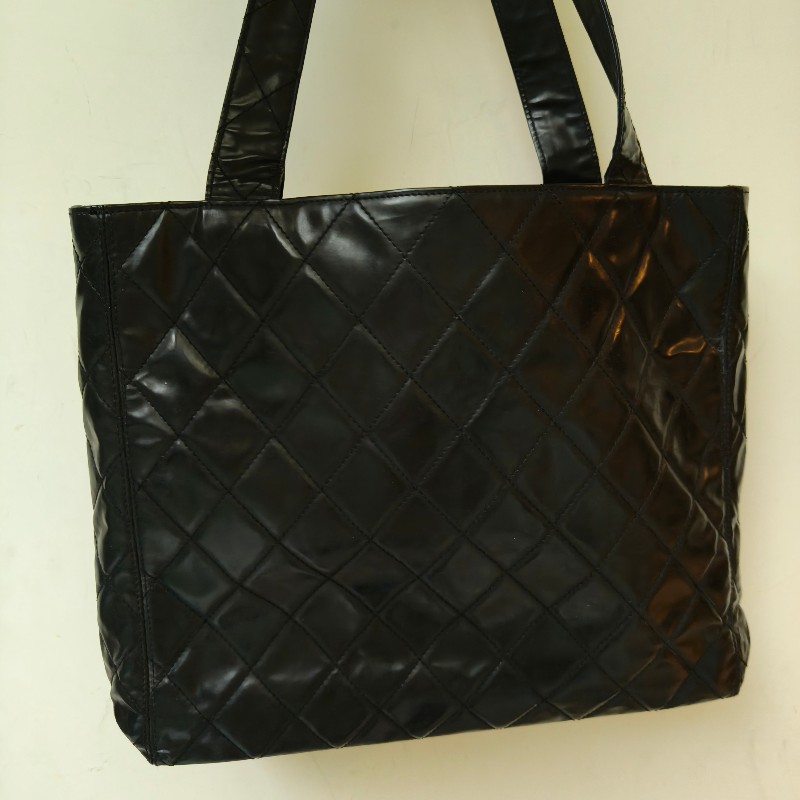 ‼️母親節狂降🫅‼️（原$35800）只到5/10⏰㊣✨CHANEL✨香奈兒 黑色 老香 小香 菱格紋 托特包 肩背包 文件包/二手包/二手精品🌳二手樹屋🌳-3