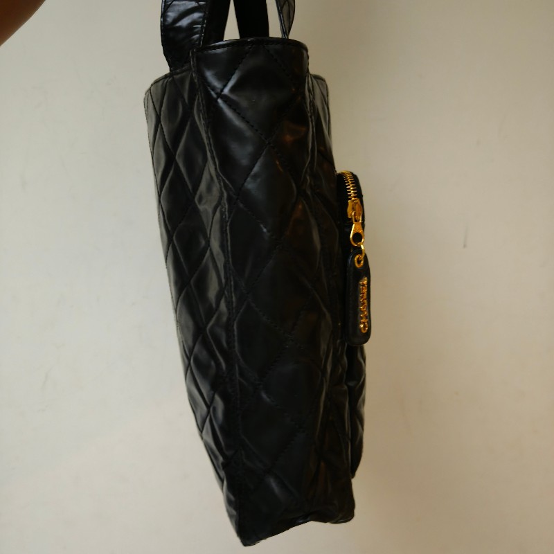 ‼️母親節狂降🫅‼️（原$35800）只到5/10⏰㊣✨CHANEL✨香奈兒 黑色 老香 小香 菱格紋 托特包 肩背包 文件包/二手包/二手精品🌳二手樹屋🌳-4